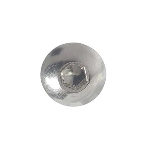 Hardcore 18 8 Stainless Steel Button Head Socket Cap Screws 1/2-20 X 2 Inch top view showing smooth finish for bike mods.