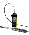 3 In 1 High Precision Digital Hot Wire Anemometer For Air Velocity And Air Flow With CFM CMM Readouts, 0.2 To 67 MPH Range, Temperature 32 To 113 F, Pro Grade Speed And Volume Diagnostics. handheld probe and display