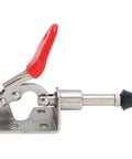 Stainless Steel Toggle Clamp With Quick Release, Heavy Duty Welding Fixture Hand Tool for metal plates and circuit boards, side view