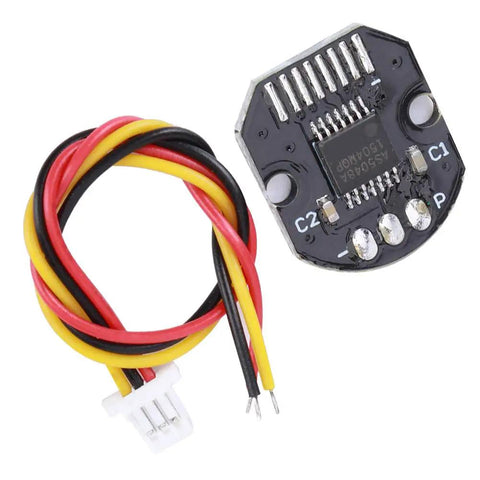 14-Bit Digital Rotary Position Sensor With PWM SPI Interface, 360 Degree Magnetic Encoder, plastic housing, view with cable