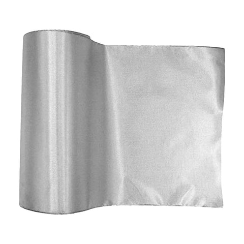 EMF Blocking Fabric For Everyday Carry And Everyday Use, Copper Infused Electromagnetic Shielding Cloth rolled out, front view