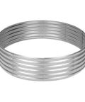 Round Galvanized Raised Garden Bed 4x4x1ft Outdoor Planter For Vegetables And Flowers Durable Steel Flower Box For Yard And Patio Open View