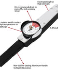 Dial Indicator Torque Wrench For Auto Assembly, 0 To 100 Newton Meter, Bidirectional Operation, Half Inch Drive Indicating Torque Meter, Durable Alloy Steel Build, Easy Zero Adjustment, Great For Precise Torque Testing, 1/2-inch dial gauge with alloy handle