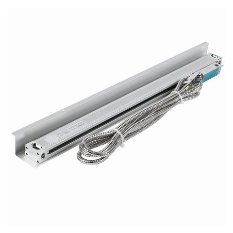 Top Shelf Digital Calipers Dro Kit Serving As Plug And Play Multilingual Lcd Screen Two Axis Glass Scale Encoder for Lathe Milling, aluminum housing with cable.