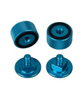 Sky Blue Welding Hood Pipeliner Helmet Fasteners Replacement Headgear Screws With Aluminum Anodized Build And Silicone Washer No Slip Grip 1 Pair