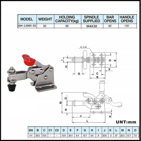 Heavy Duty Vertical Toggle Clamp With 150 Pound Capacity Smooth As Silk Quick Release Lever Adjustable Jaw For Jigs And Fixtures Dead Straight Workhorse For Woodworking Or Sheet Metal Jobs