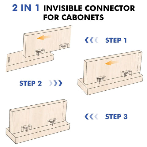 Diagram of 2 In 1 Invisible Fastener Slotting Bracket Mortise And Tenon Jig For Router Multifunction Woodworking Slotting Tool