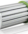 200W E39 LED Corn Light Bulb For High Bay Replacement, 24,000 Lumens, 5000K Daylight, thick cylindrical shape, side view