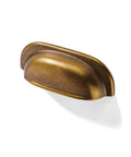 Antique Brass Cup Cabinet Handle from 10 Pack With 2.5 Inch Screw Spacing Zinc Alloy Drawer Pulls For Kitchen Cabinets And Bedroom Furniture