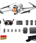 Dope 8K 360 Drone Bundle With Three High Capacity Batteries And A 1TB Card featuring drone, controller, and accessories