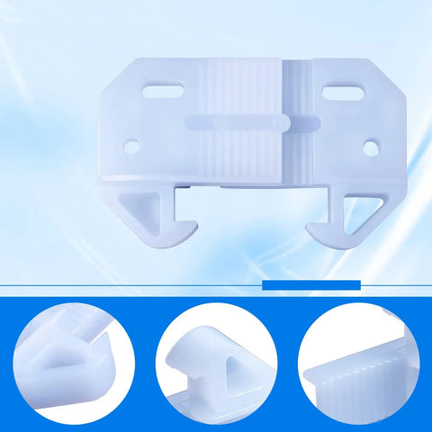 Quick Install White Drawer Guide Replacement Tracks With Screw Kit Adjustable One To One Half Inch No Sweat Hardware For Vintage Dressers Smooth Glide Diy Renovation Fix