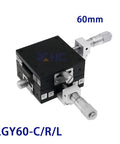 Motorized Rotary Positioning Stage XY 60x60mm Pro Grade For Precision Micropositioning, Electric Rotary Platform With Worm Gear Drive