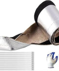 Heat Shield Sleeve For Engine Bay Built To Take The Heat 1 Inch By 10 Foot Aluminized Firewall Sleeving with tools included