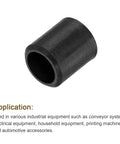 Ten Pack POM Sleeve Bearings 5mm ID X 7mm OD X 8mm Length Self Lubricating Oilless Black Bushings for Small Motors, DIY Projects, RC Cars, 3D Printer Parts, Hobby Machining, black POM sleeve bearing shown with application text