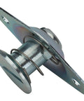 Slick Flush Mount Quarter Turn Panel Fasteners With Self Ejecting Springs,.500 Inch Grip, zinc steel latch with spring mechanism