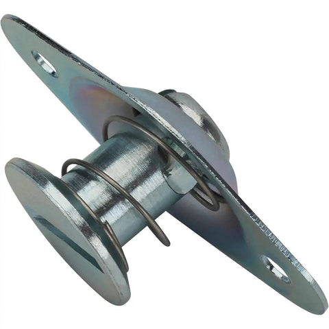Slick Flush Mount Quarter Turn Panel Fasteners With Self Ejecting Springs,.500 Inch Grip, zinc steel latch with spring mechanism