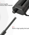Six Inch DC Twelve Volt Stroke Linear Actuator with aluminum body and high quality limit switch