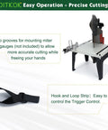Portable Band Saw Stand Table For Milwaukee Band Saws Built For Milwaukee Models 6232 6238 2729 M18 Series Powder Coated Finish