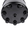 Bottom view of beefed-up hydraulic motor replacement for Eaton Char-Lynn H Series 4 bolt mount 101-1004-009, 6-bolt details visible