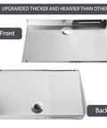Heavy Duty Stainless Steel Heat Shield Tank Grill Replacement Parts Front and Back View