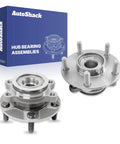 Front Wheel Hub Bearing Assembly Left And Right With ABS Replacement For 2008 To 2013 Nissan Rogue And 2007 To 2012 Nissan Sentra 2 Piece Set