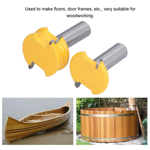 Kick Your Woodworking Up A Notch With This Sweet T Type Router Bit Set, 4 Inch alloy steel T milling cutters for smooth wood edging.