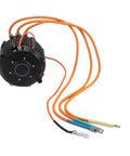 Beast 10KW Mid Drive Electric Bike Motor PMSM With Hall Sensor IP67 5000RPM 93 Percent Efficiency, shown with cables