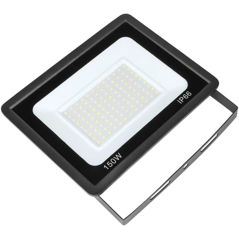2 Pack 150W LED Flood Lights Outdoor IP66 Waterproof Security Floodlights 15000 Lumens 6000K Daylight White 1000W Equivalent