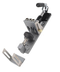 Top Tier Aluminum Alloy Pocket Hole Jig Kit With Precision Step Drill And Adjustable Depth Stop for wood joinery setup with tool details.