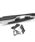 Chrome rear step bumper assembly with brackets and wiring harness for 1999–2006 Chevy Silverado and GMC Sierra 1500/2500