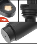Engine Crankshaft Position Sensor For Infiniti And Nissan Vehicles 2007 2014 Plug And Play Fits G35 G37 Q50 Q60 Q70 EX35 FX35 FX37 JX35 M35 M37 M35h 350Z 370Z GTR Maxima QX50 QX60 QX70 And More. black 3-pin sensor close-up