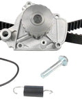 Engine Timing Belt Kit With Water Pump For Durable Replacement, Complete Install Kit With Tensioners And Gaskets, Easy Install