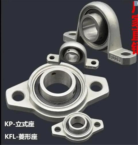 Sick 12mm Bore Pillow Block Flange Bearing Unit With Zinc Alloy Housing Deep Groove Ball Bearing For Home Garage Builds And Shop Equipment Repair