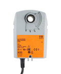 Heavy Duty Spring Return Damper Actuator With 2.5 Nm Torque 24V AC DC Mechanical Valve Driver For Hvac Duct Climate Control Solid Quick Hookup front view with labeled specifications.