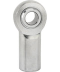 Premium Heavy Duty Right Hand Female Carbon Steel Heim Joint Rod End Featuring Teflon Kevlar Self Lubricating Race close-up view.