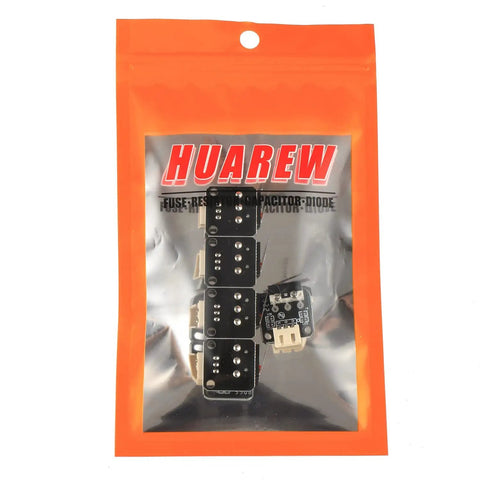 Five Pack 3D Printer Limit Switch Kit For Ender 3 Ender 3 Pro Ender 3 Max CR10 V3 S4 Series in orange packaging