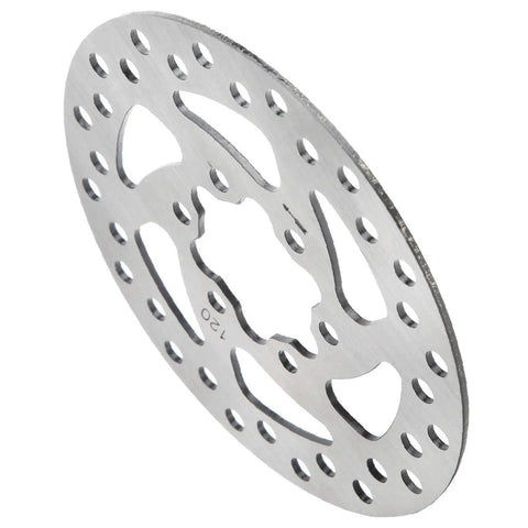 Heavy Duty 120mm Brake Disc Rotor For Electric Scooters And Skateboards, 34mm Inner Diameter, Stainless Steel Replacement Part