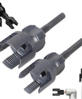 Heavy Duty Pipe Threading Tool Set For 1/2 And 3/4 Inch Pipes integrated internal external thread cutters close-up.