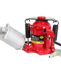 Big Red 20 Ton Low Profile Pneumatic Bottle Jack Heavy Duty Air Powered Hydraulic Lift For Trucks And Cars Aluminum Pump close-up view