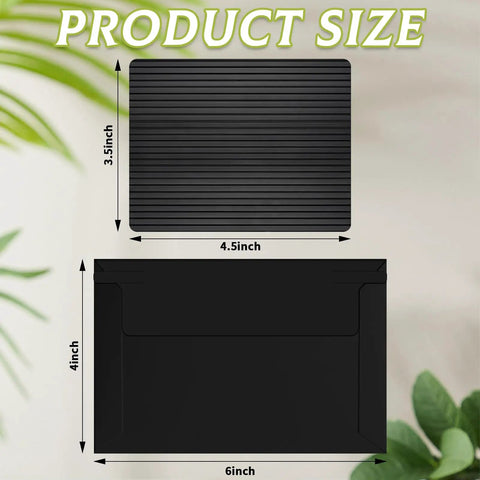 Trading Card Shipping Kit 400 Pcs Envelopes And Rigid Self Seal Mailers 4x6 Black size comparison