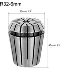 ER32 6mm Spring Collet Chuck for CNC Engraving Machine Lathe Milling Tool With 0.015mm Precision 40Cr Steel Build