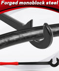 Heavy Duty 12-Inch Cable Bender Two Pack For 350 MCM Electrical Wire, Angled Head Design for seamless wiring projects.