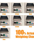 Killer 20 Pack Tungsten Teardrop Jig Heads Without Hooks, Heavy 97 Percent Alloy DIY Welding Bodies Sweet For Ice Fishing, Unpainted 4mm Tight Lines Angler Kit on electronic scales for accurate measurements.