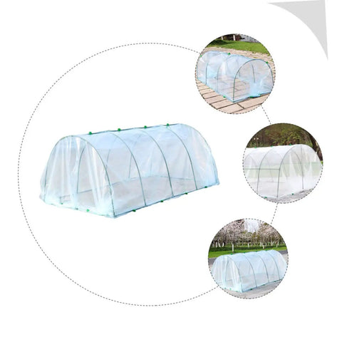 Clear Plastic Mini Greenhouse Cover For Raised Beds With Freeze Protection And Rain Shield, Transparent Plant Shelter For Healthy Growth, Grower Friendly Weatherproof Easy Install Bracket For Garden Beds