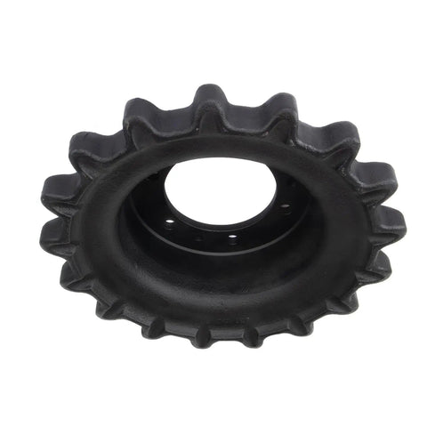 Heavy Duty Workhorse Drive Sprocket Compatible With JCB 180T 190T 1110T Track Machinery Replaces 33120150 top view showing six bolt holes.