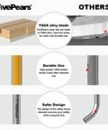 Top and Bottom Bearing Flush Trim Router Bit One Quarter Inch Shank Pro Grade Carbide Inserts, durable YG6X alloy blade