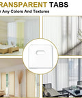 Quick Fix Vertical Blind Repair Kit With Grippy Adhesive Tabs For Bent Or Snapped Slats showcases clear adhesive tabs for vertical blinds.