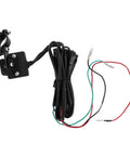 Rock Solid 2500 Lb Electric Power Tow Winch With Remote Control For ATVs And UTVs Silent Motor DC 12V Wiring Harness and Connector