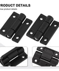 Ball Bearing Door Hinges Heavy Duty Adjustable Torque Hinge With 360 Degree Rotation For Indoor Outdoor Use in black finish