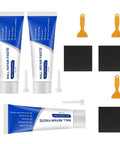 Fast Drying Drywall Repair Kit With Scraper 2026 Upgrade Wall Mending Paste for Holes and Cracks, includes 3 paste tubes, scrapers, sandpapers.